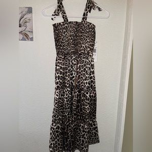 NWT 🎉 Rare Editions Cheetah print dress and accessories